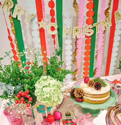 Holiday Hues Party Streamer Set