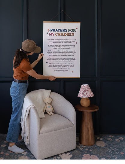 Poster: 5 Prayers for my children