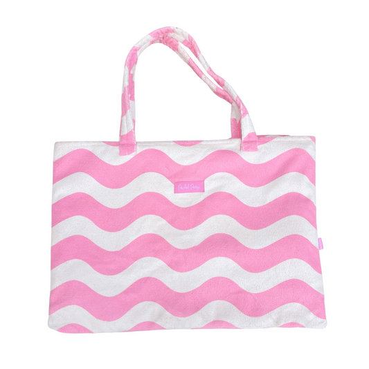Pink Scallops 2-in-1 Tote Towel Bag