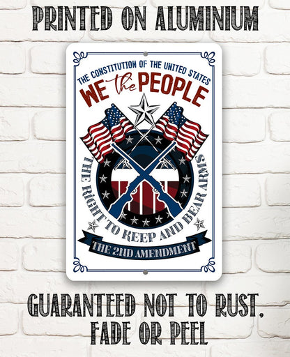 2nd Amendment - Metal Sign