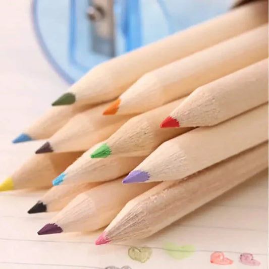 3-Pack: 12-Color Cute Pencils Creative Stationery Cute Bear Otarealm