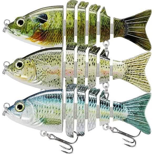 3-Pack: Fishing Lures for Bass Trout Otarealm