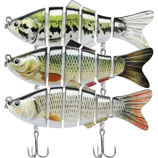 3-Pack: Fishing Lures for Bass Trout Otarealm
