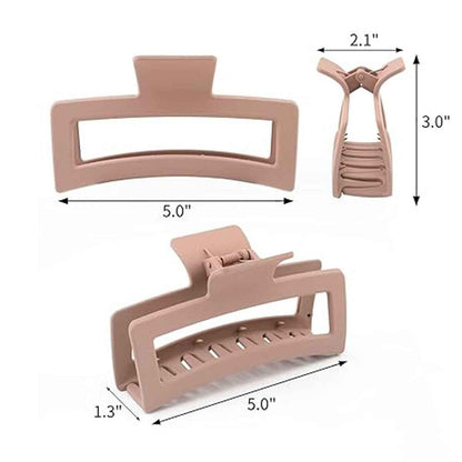5-Inch Large Claw Clips – 3-Pack Non-Slip Hair Clips for Thick Hair