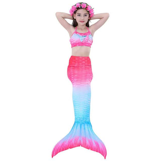 3-Piece: Girls Swimwear Bikini Set Otarealm