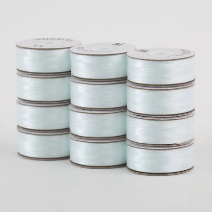 Super Bobs Poly #621 Lace Whilte (M-Style) 12 pack pre-wound bobbins