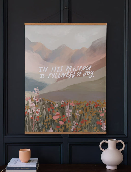 Large Poster: (Color) In His Presence is fullness of Joy