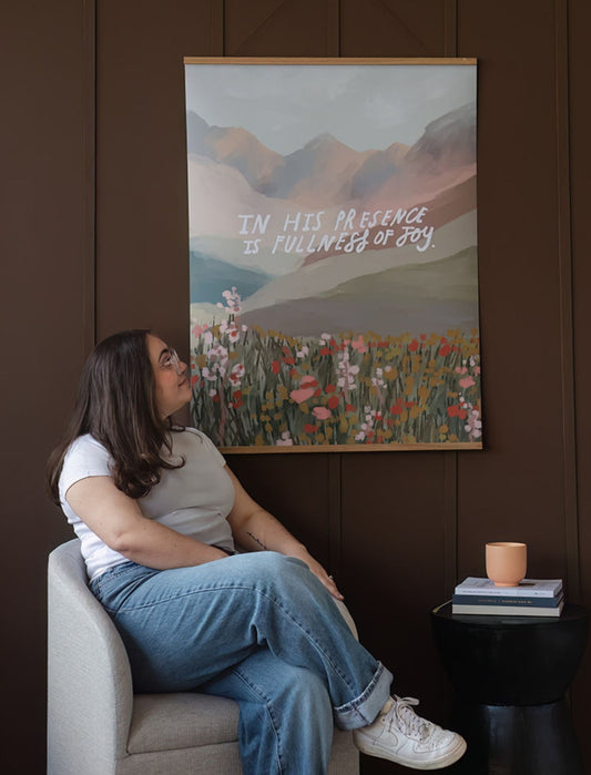 Large Poster: (Color) In His Presence is fullness of Joy