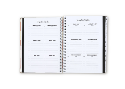 2027 Metal Flake Weekly Planner Premium Bundle