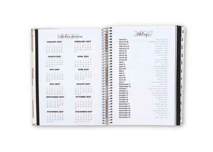 2027 Checkered Weekly Planner Premium Bundle