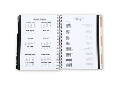 2027 Metal Flake Weekly Planner Premium Bundle