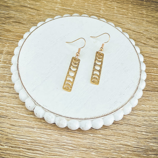 Beautiful Moon Phase Earrings