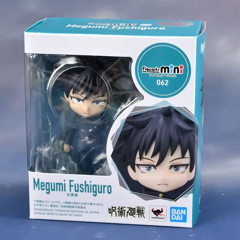 Mini Jujutsu Kaisen Gojo Satoru Mahito Geto Suguru Itadori Fushiguro Figurines, Kawaii Cute Anime Figures and Statues 10 CM