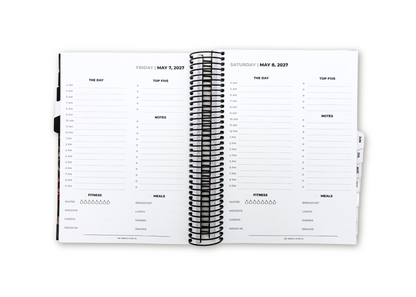 2027 Velvet Floral Daily Planner Basic Bundle
