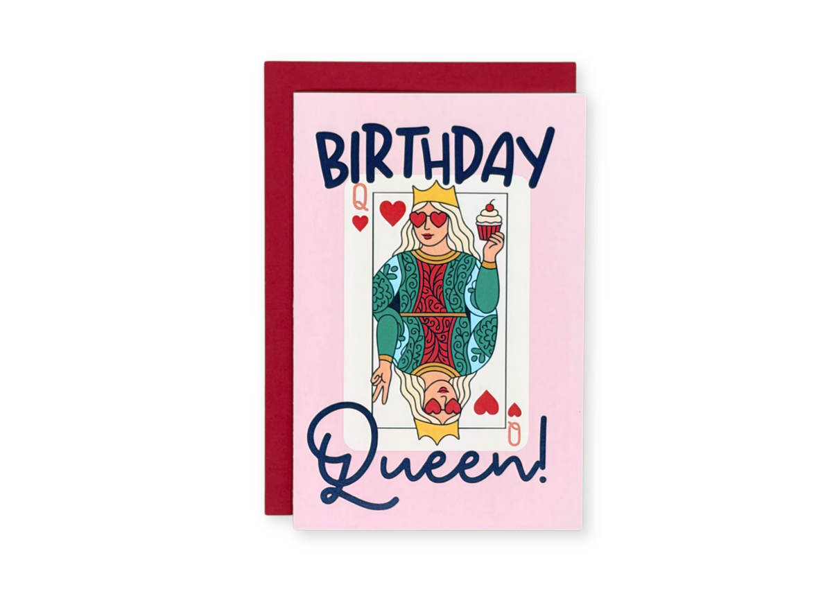 Birthday Queen Greeting Card