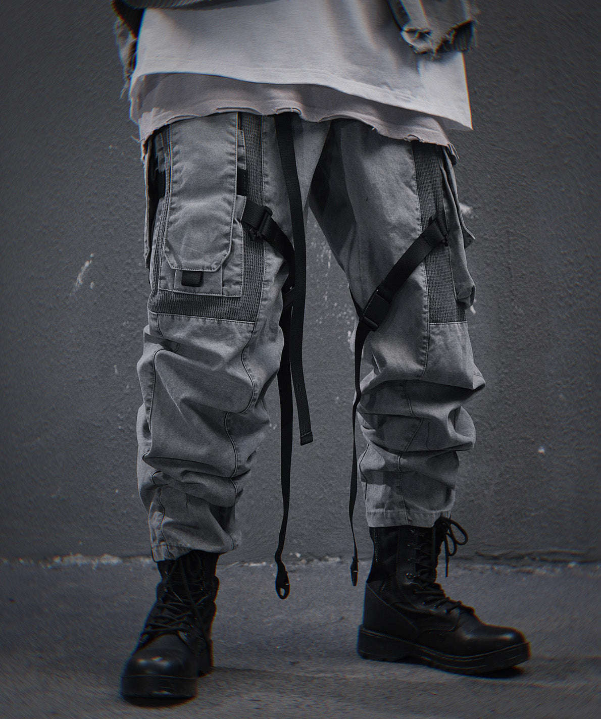 HiP46 Grey NX Cargo Pants Otarealm