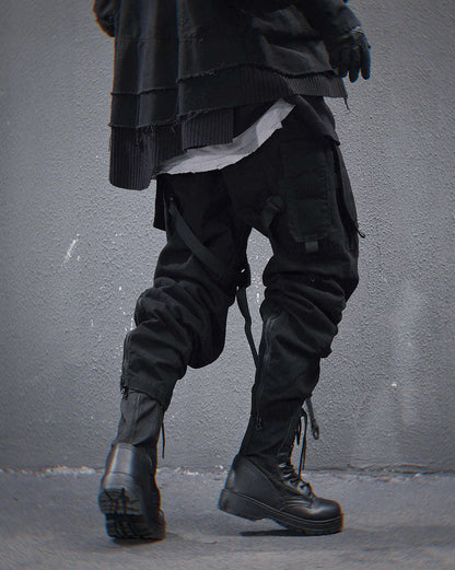 HiP46 Black NX Cargo Pants Otarealm