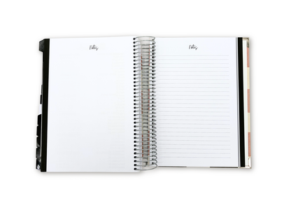 2027 Metal Flake Daily Planner Premium Bundle