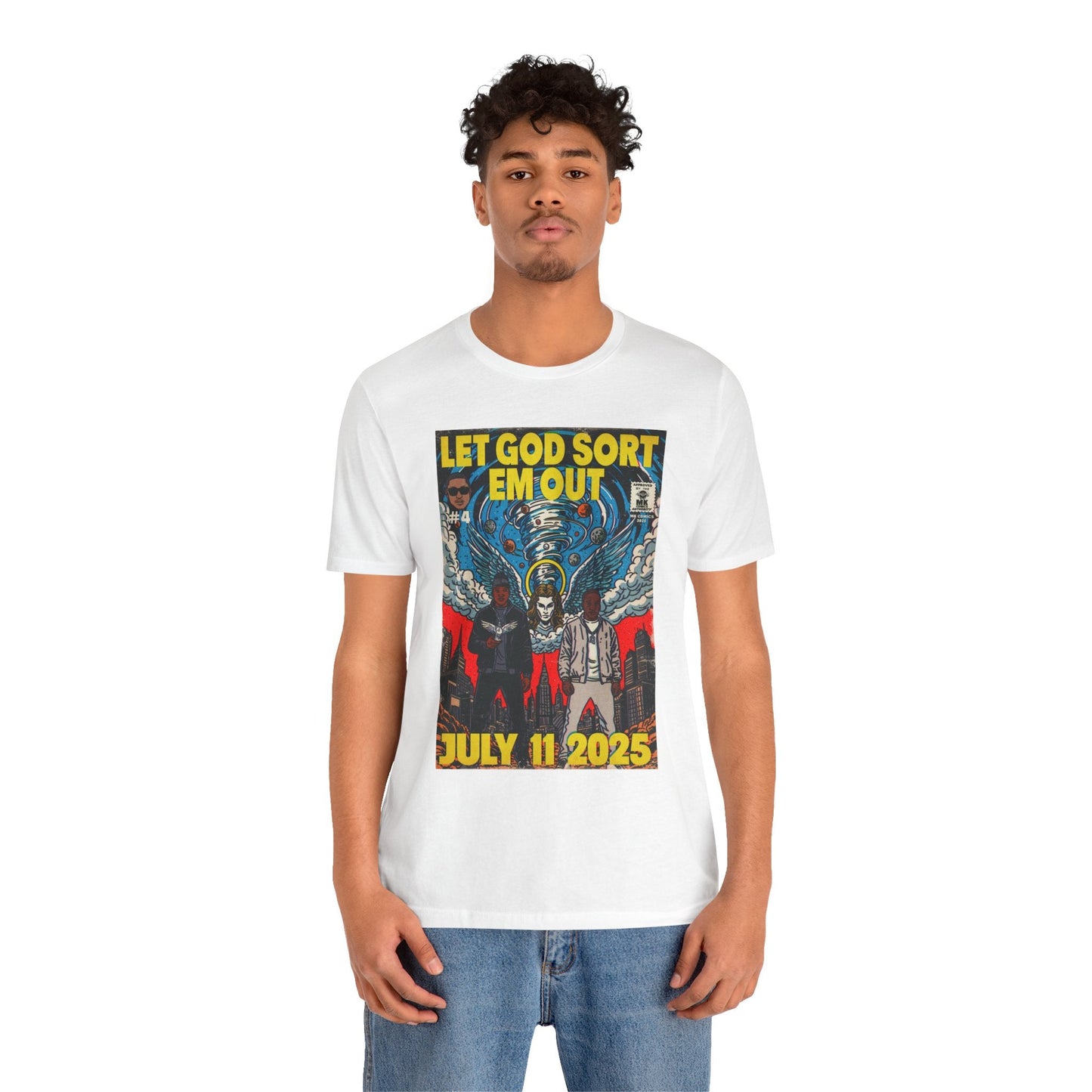 Let God Sort Em Out - Unisex Jersey Short Sleeve Tee