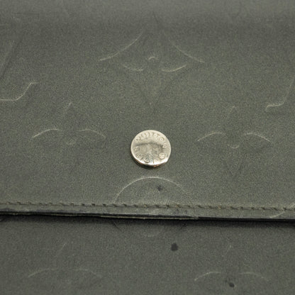 Louis Vuitton Grey Vernis International Long Wallet #3931