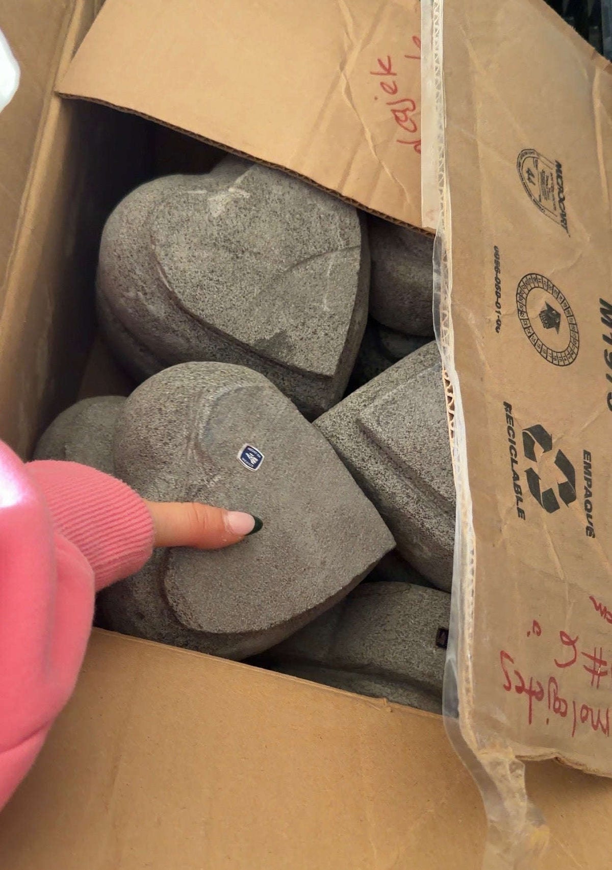 Original Heart Molcajete 100% Volcanic Otarealm