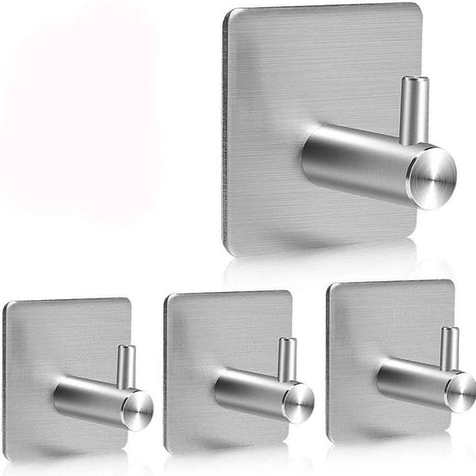 4-Pack: Heavy Duty Durable 304 Stainless Steel Wall Hangers Otarealm