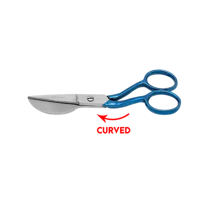 4.5" Left Handed Duckbill Applique Scissors