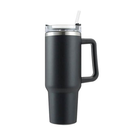 40oz Reusable Vacuum Tumbler with Insulated Double Wall and Cup Handle Otarealm