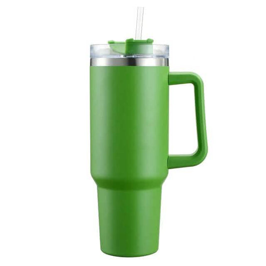 40oz Reusable Vacuum Tumbler with Insulated Double Wall and Cup Handle Otarealm
