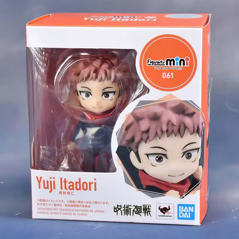 Mini Jujutsu Kaisen Gojo Satoru Mahito Geto Suguru Itadori Fushiguro Figurines, Kawaii Cute Anime Figures and Statues 10 CM