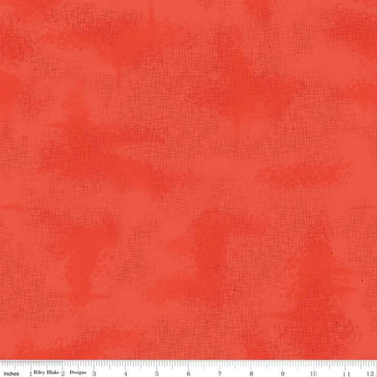 Red Shabby Paprika Cotton 43"/44" Fabric Per Yard