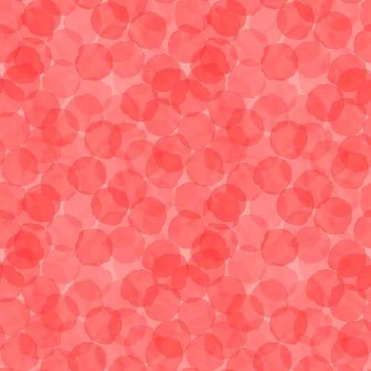 Red Cherry Juicy Tonal Trio Cotton 44"/45" Fabric Per Yard