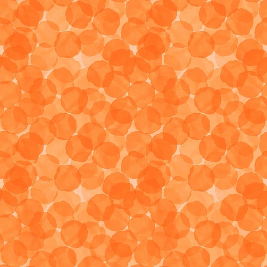 Orangeade Juicy Tonal Trio Cotton 44"/45" Fabric Per Yard