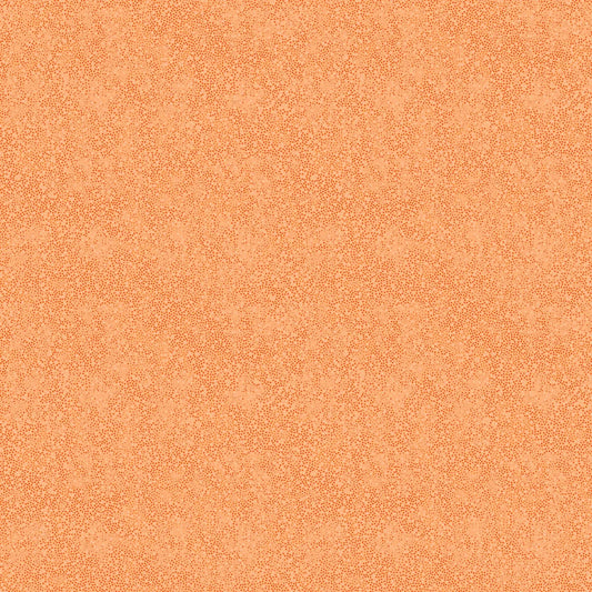 Orange Apricot Ditsy Tonal Trio Cotton 44"/45" Fabric Per Yard