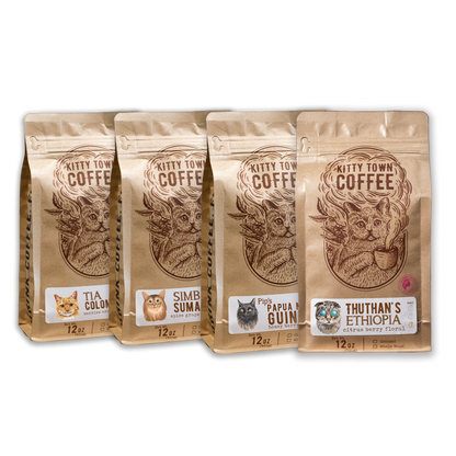Single Origin Sampler: Simba, Tia, Pip & Thuthan