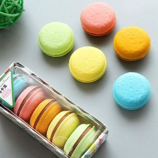5-Pack: Macaron Erasers Otarealm