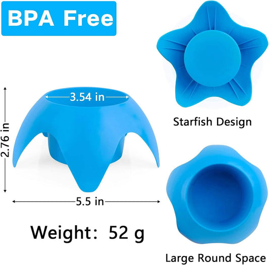 5-Piece: Seaside Plastic Beach Cup Holder Otarealm