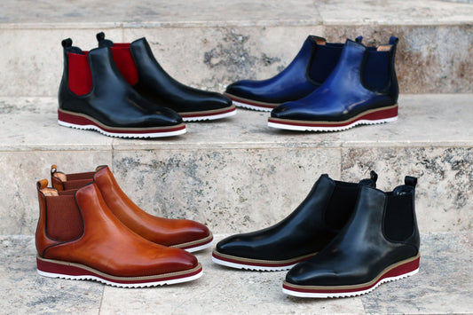 Carrucci  Calfskin Boot - Black