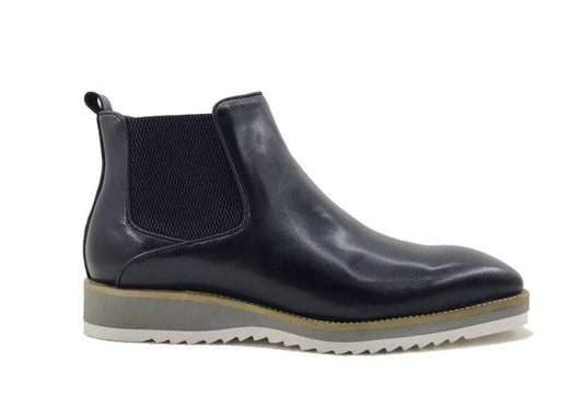 Carrucci  Calfskin Boot - Black