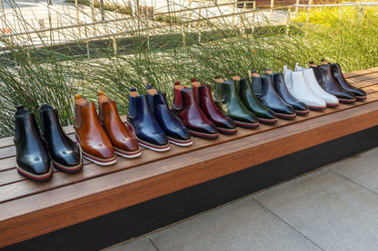 Maurice Calfskin Boot - Grey