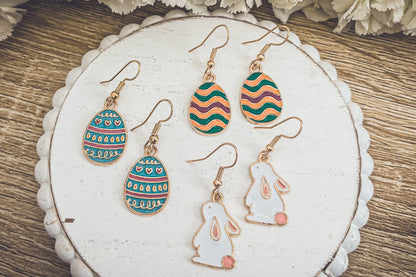 Adorable Easter Earring Set - Set of 3