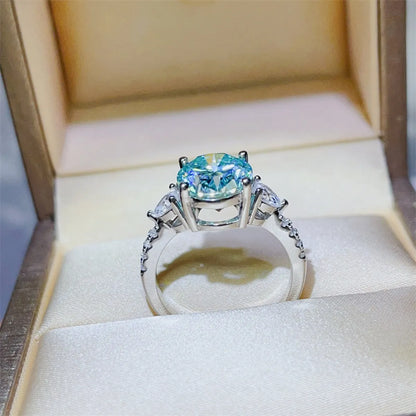5 Carat Moissanite 925 Sterling Silver Ring