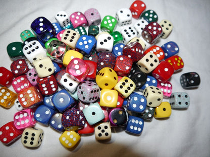 Random d6 Gaming RPG Yahtzee Dice Multi Colors Sizes Quality