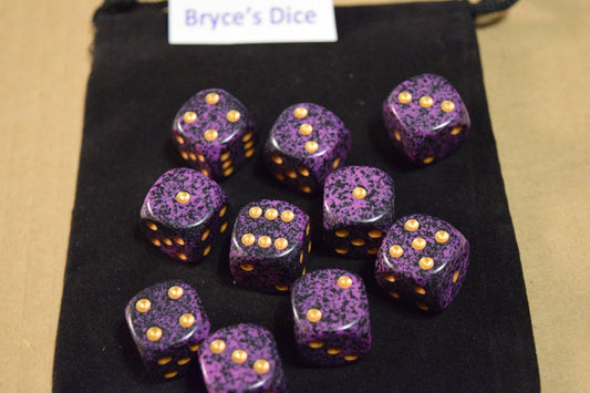 Hurricane Speckled 16mm D6 Pipped
