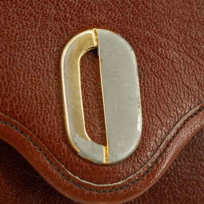 Christian Dior Red Leather Chain Shoulder Bag #5871