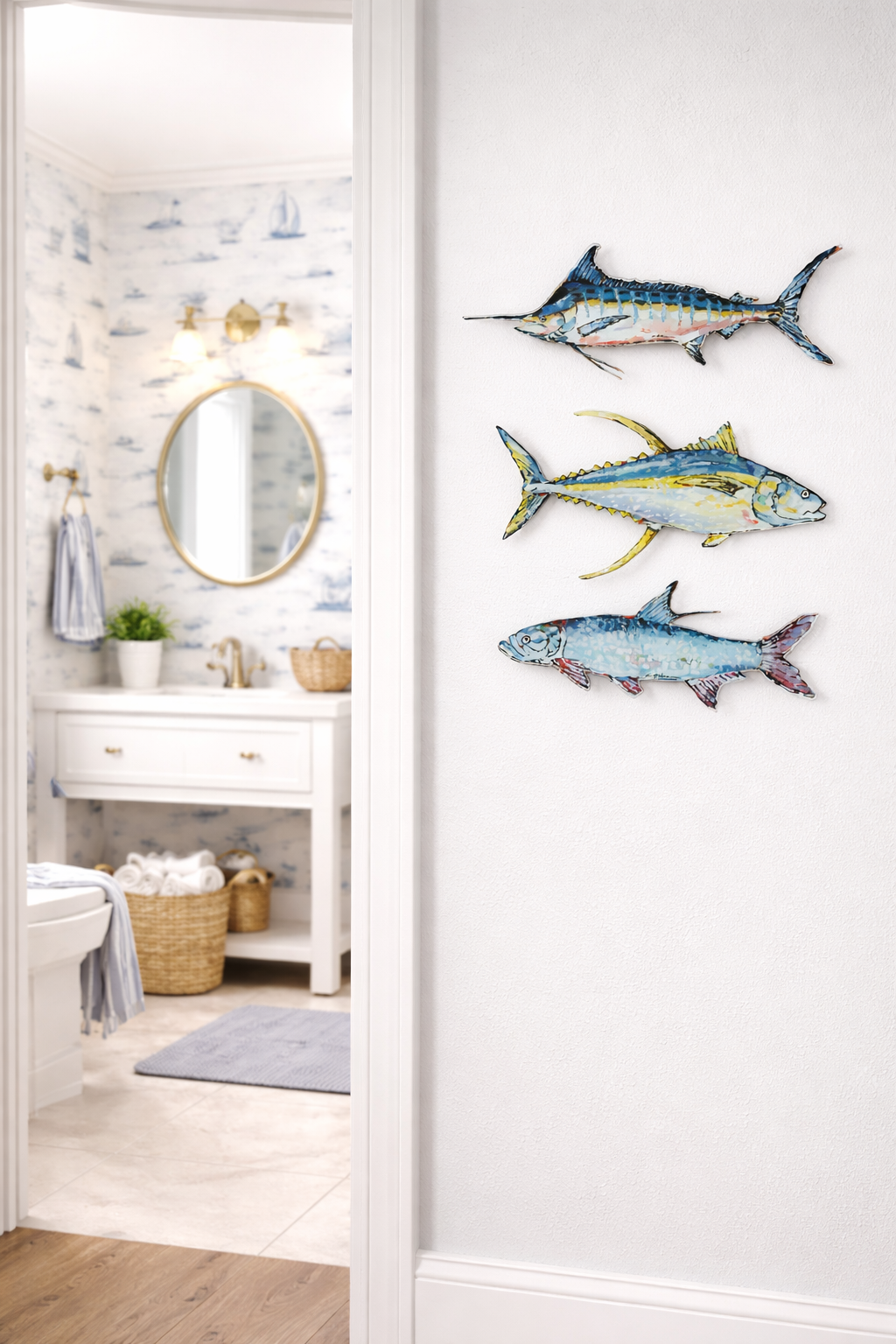 "Tarpon" Acrylic Wall Contour