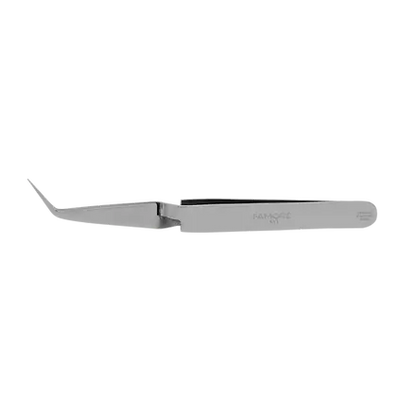5" Opposable Curved Tweezers