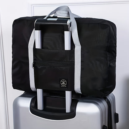Large Foldable Travel Duffel Bag – Nylon, Gym & Weekend