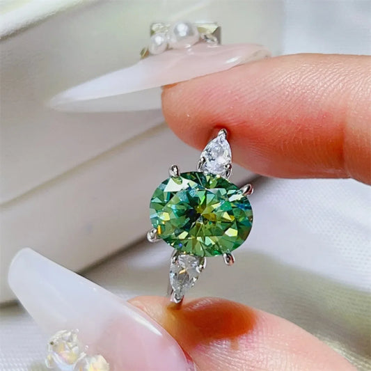 3 Carat Moissanite 925 Sterling Silver Ring