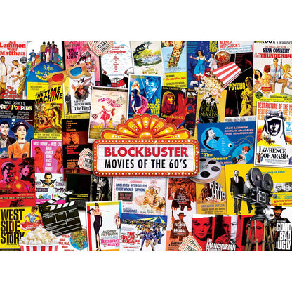 Blockbusters Movies of the 60’s 1000 Piece Puzzle by Masterpieces